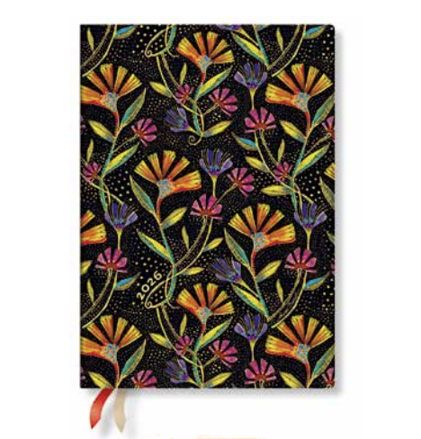 2026 Wild Flowers, Midi,  Day-at-a-Time, Flexi Diary