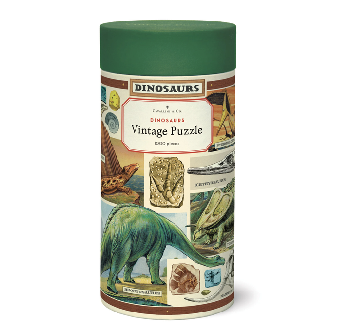 Cavallini & Co. 1000 Piece Puzzle - Dinosaurs
