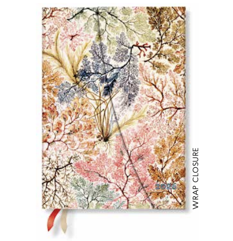 2026 Anemone, Midi, Vertical, Hardcover Weekly Diary