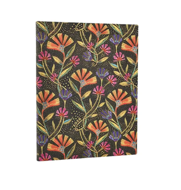2026 Wild Flowers, Ultra Vertical, Flexi Weekly Diary