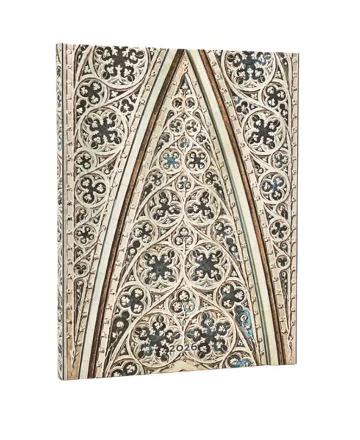 2026 Vault of the Milan Cathedral, Ultra, Vertical, Hardcover Weekly Diary