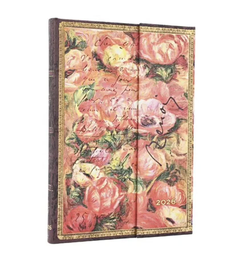 2026 Renoir, Letter to Morisot, Midi, Vertical, Hardcover Weekly Diary