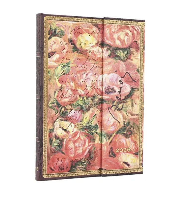 2026 Renoir, Letter to Morisot, Midi, Vertical, Hardcover Weekly Diary