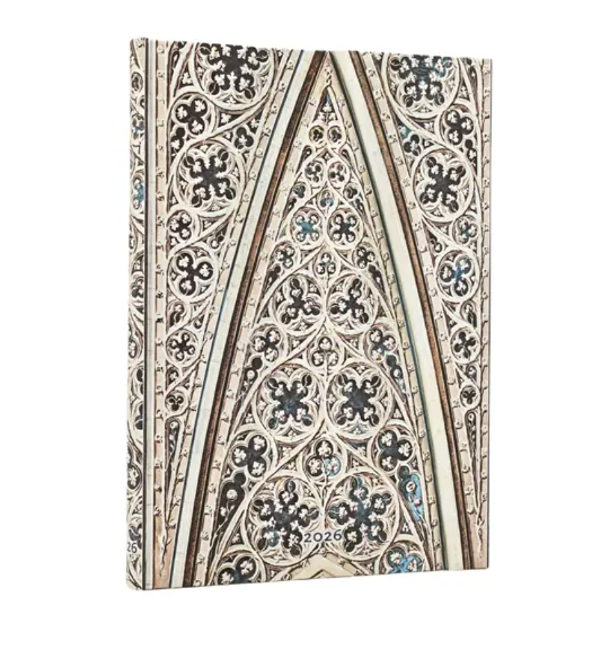 2026 Vault of the Milan Cathedral, Midi, Vertical, Hardcover Weekly Diary