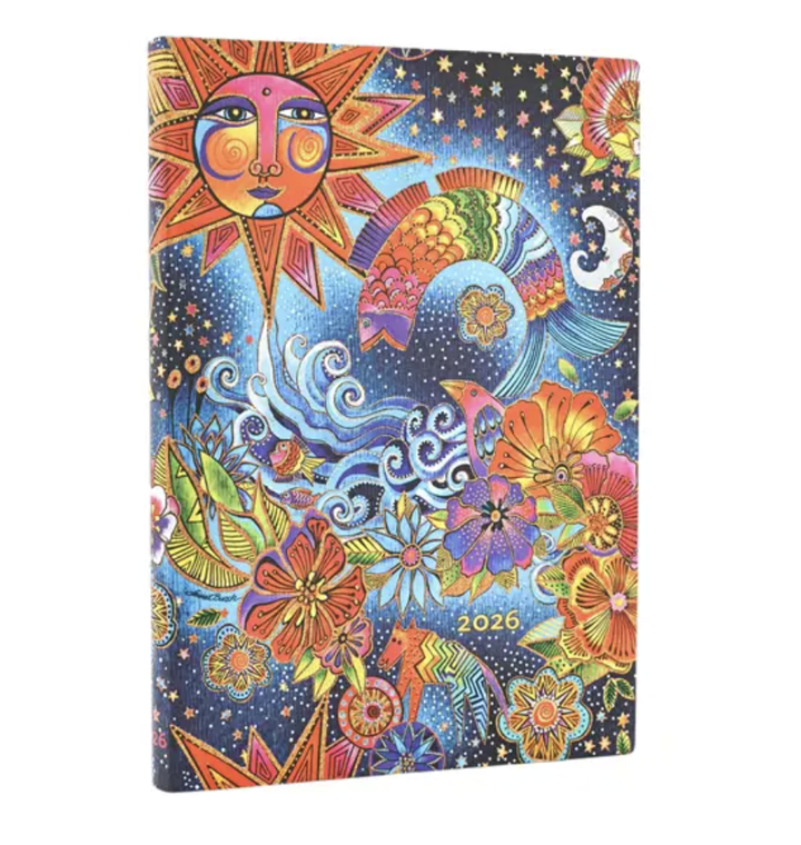 2026 Celestial Magic, Midi, Horizontal, Flexi Weekly Diary