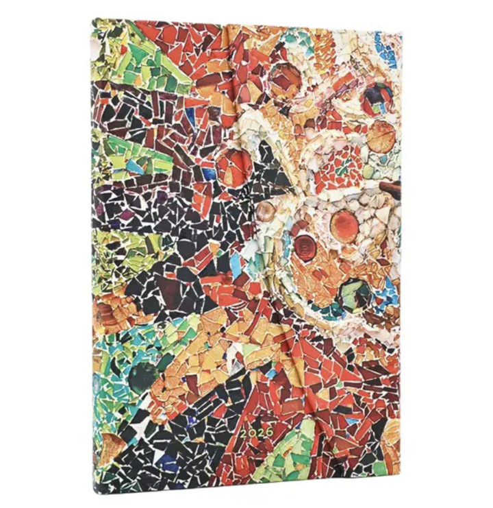 2026 Gaudi's Sun, Midi, Vertical, Hardcover Weekly Diary