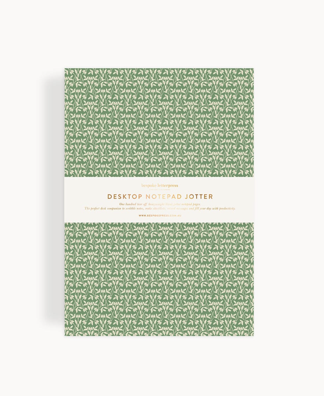 Bespoke Notepad Desktop Jotter - Finch Bramble