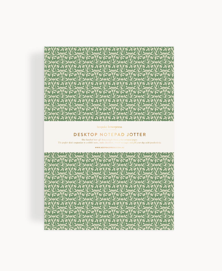 Bespoke Notepad Desktop Jotter - Finch Bramble