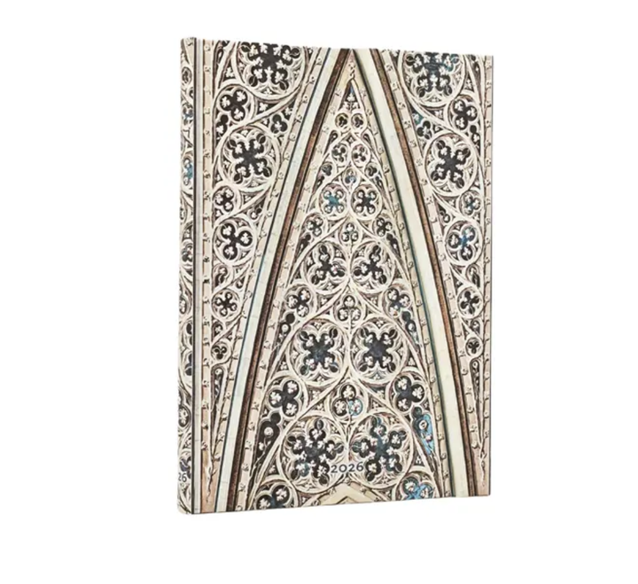 2026 Vault of the Milan Cathedral, Midi, Horizontal, Hardcover Weekly Diary
