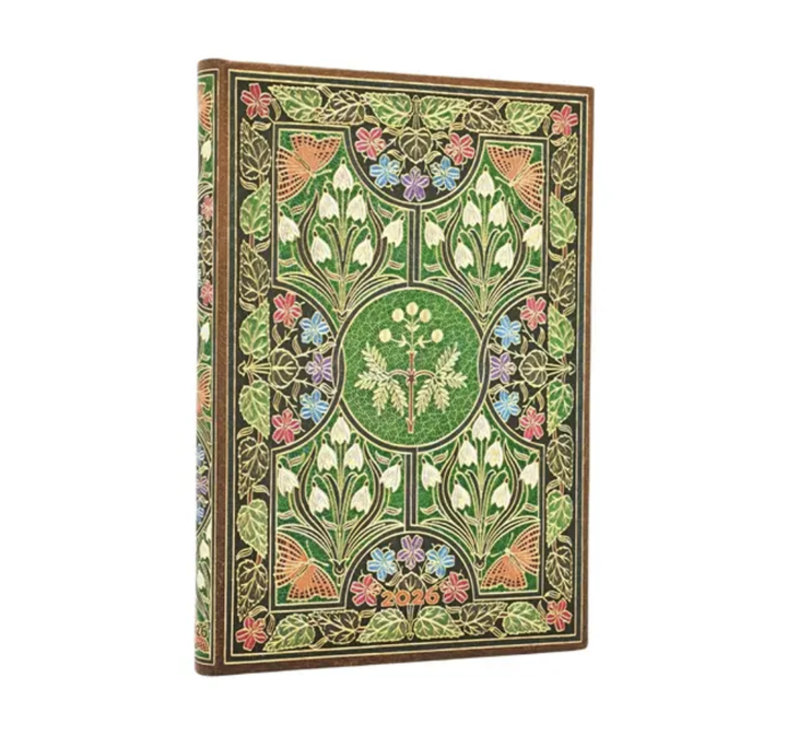 2026 Poetry in Bloom, Midi, Horizontal, Hardcover Weekly Diary