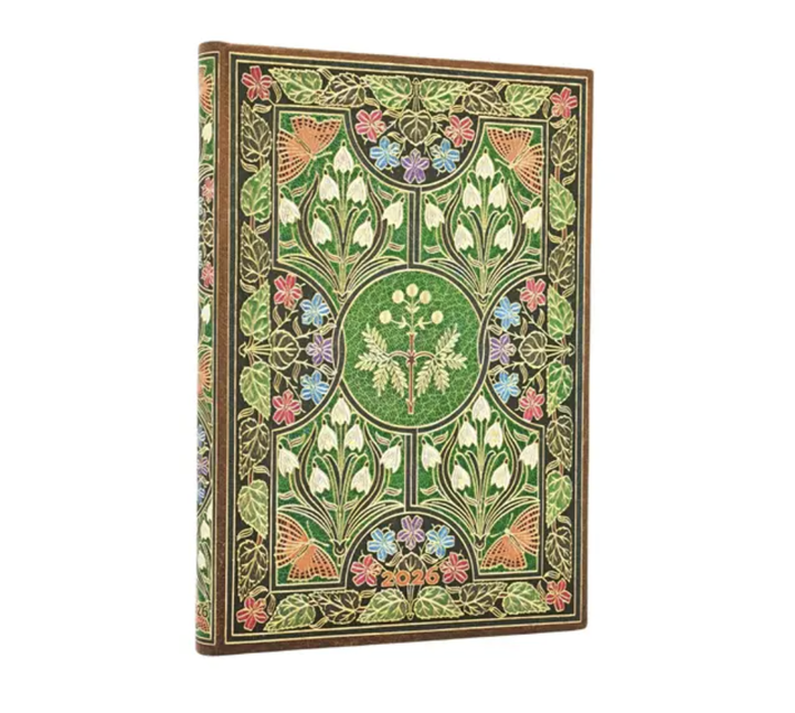 2026 Poetry in Bloom, Midi, Verso, Hardcover Weekly Diary