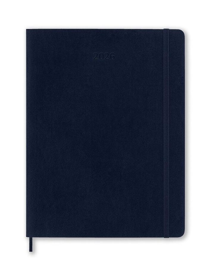 Moleskine 2026 Weekly, Extra Large, Soft Cover Diary - Sapphire Blue