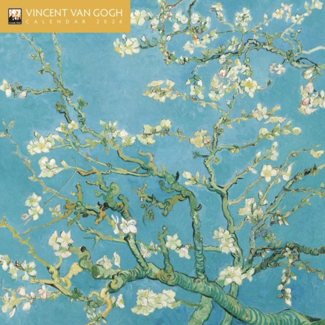 2026 Flame Tree Bookmark Calendar - Vincent van Gogh