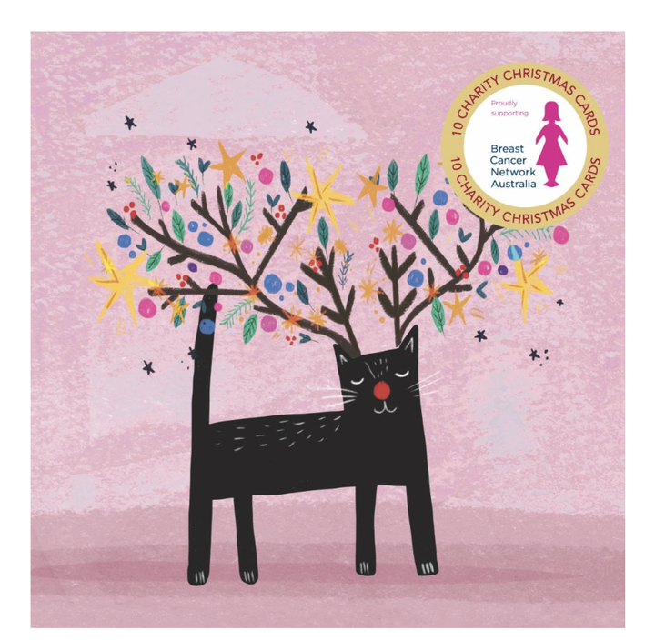 BCNA Christmas Card Pack - Festive Cat
