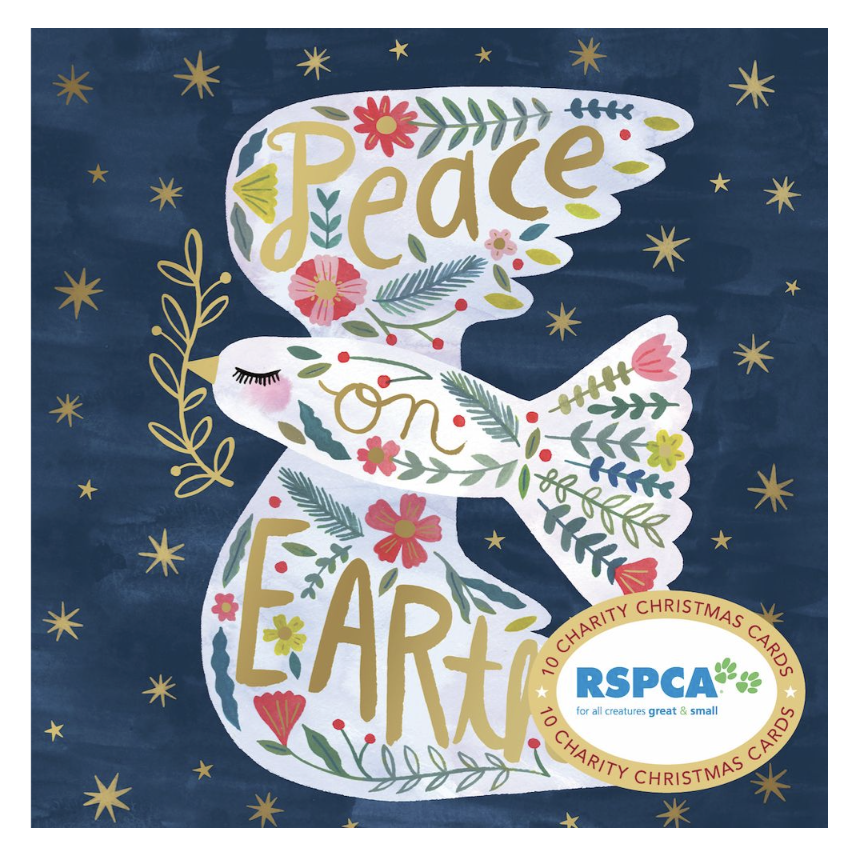 RSPCA Christmas Card Pack - Peace On Earth 8
