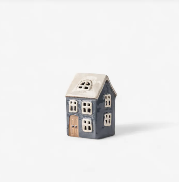 Alsace Tea Light House Navy