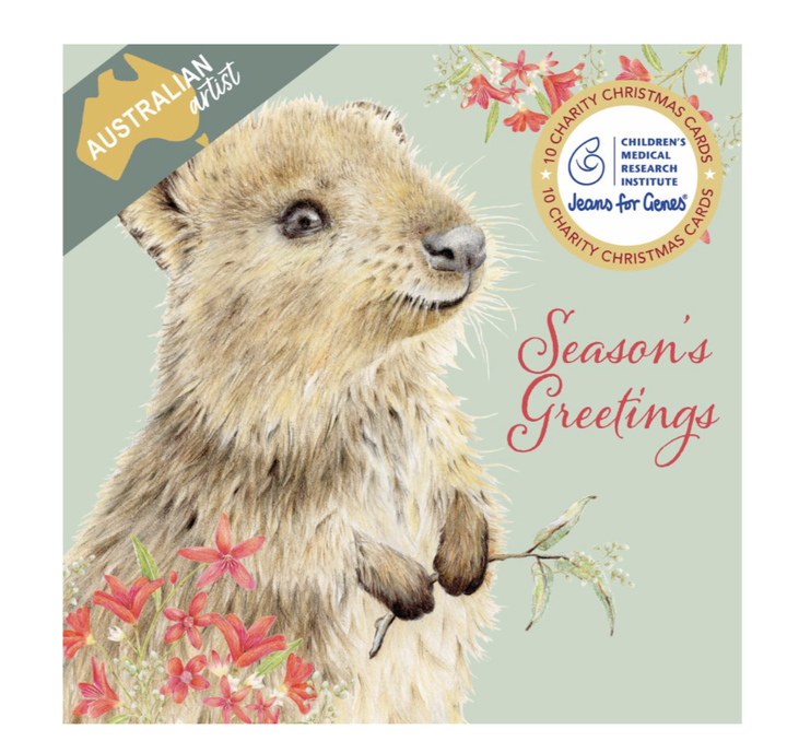 CMRI Christmas Card Pack - Quokka Greetings 17