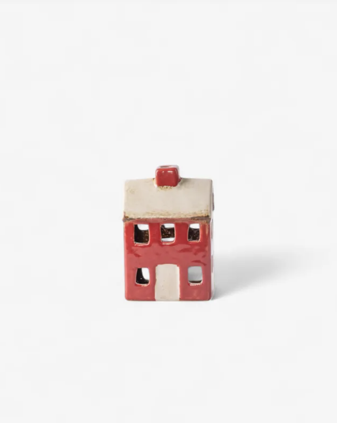 Alsace Petite Tea Light Chalet Red Cream