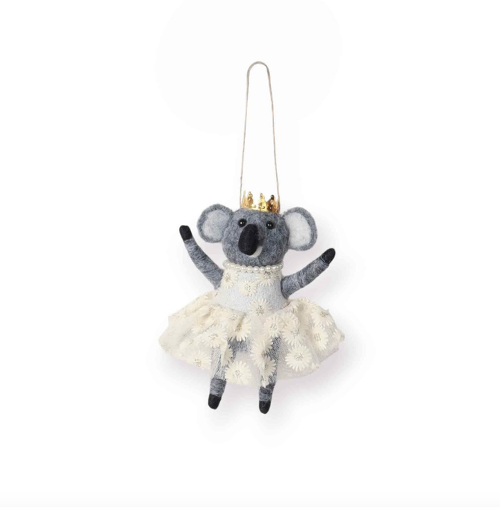 Felt Ornament - Cute Koallerina