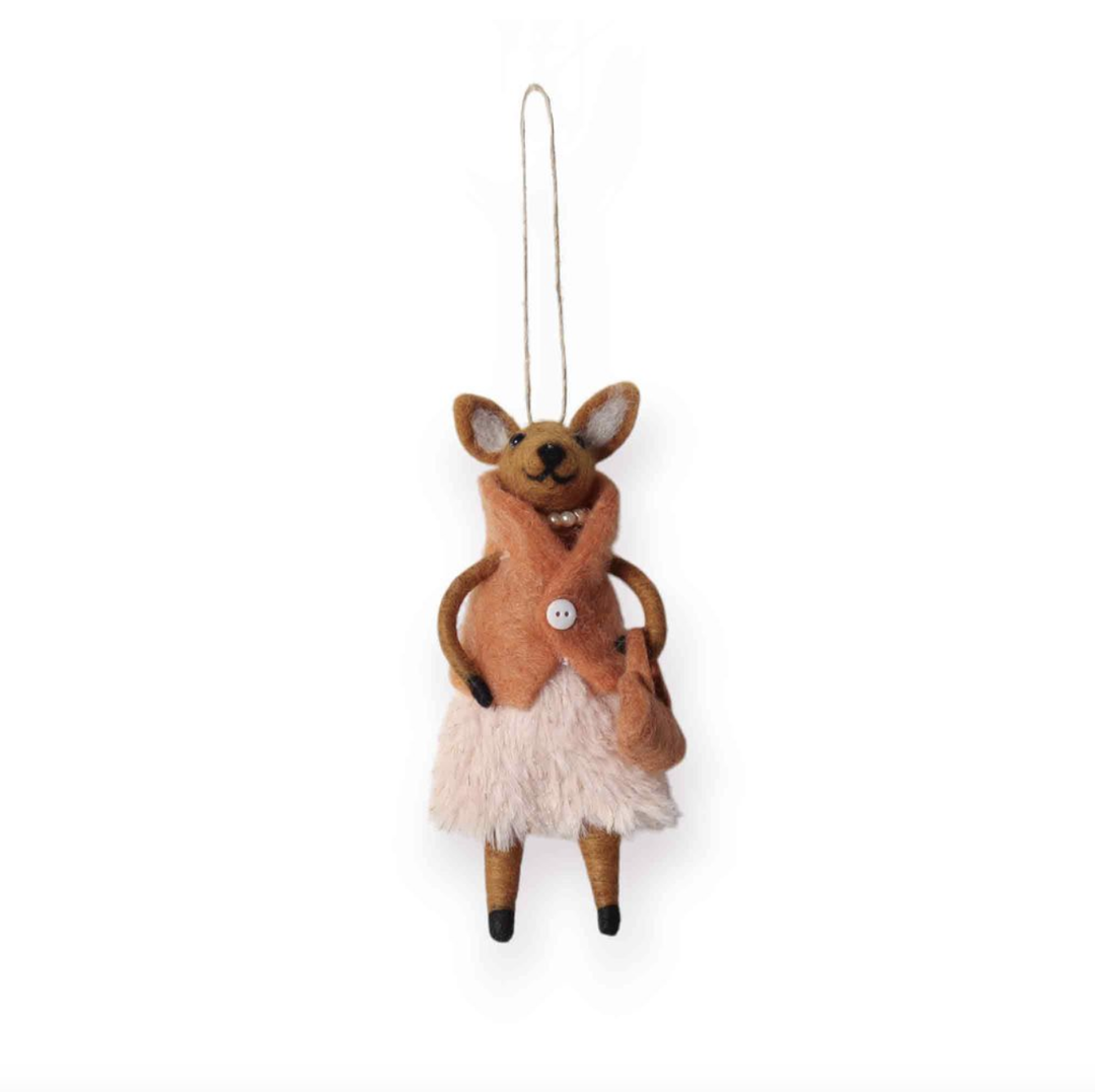 Felt Ornament - Bougie Kangaroo