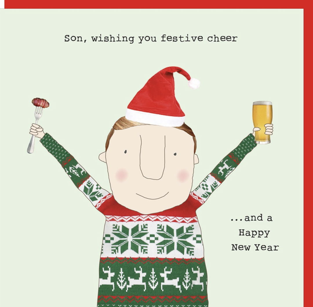 Rosie Made A Thing  Card - Son Cheer