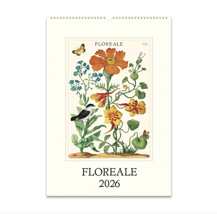 Cavallini 2026 Wall Calendar - Floreale