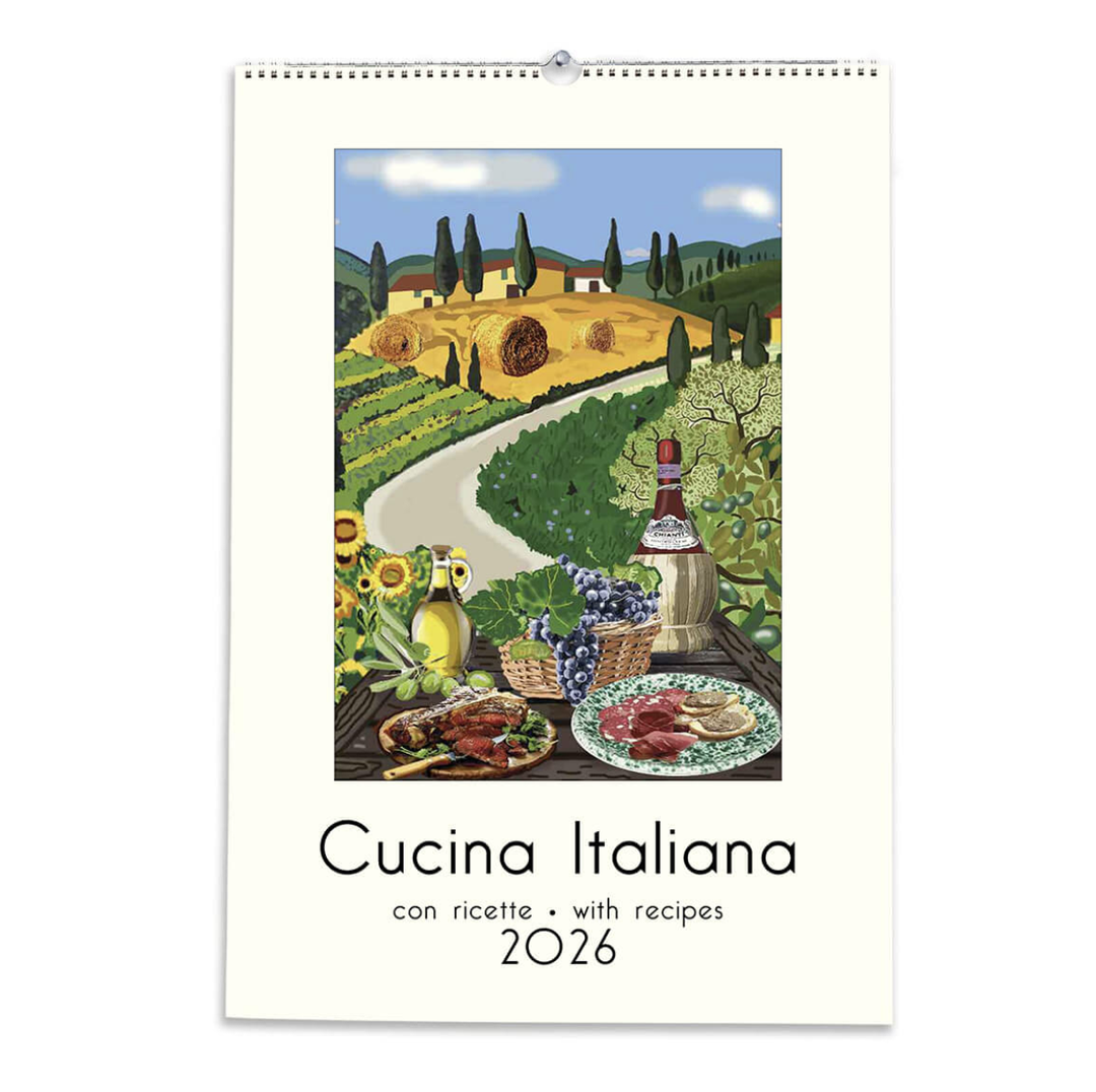 IFI 2026 Large Calendar - Cucina Italiana (With Recipes)