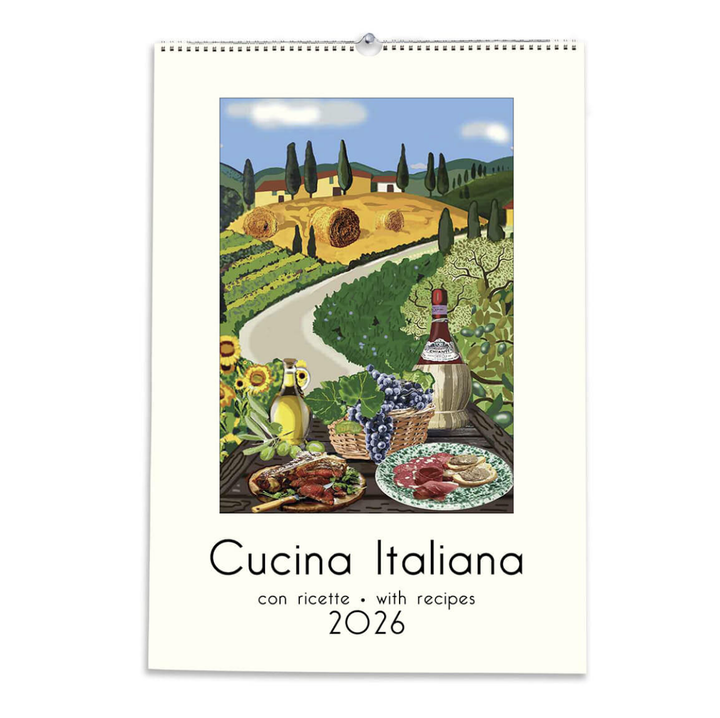 IFI 2026 Large Calendar - Cucina Italiana (With Recipes)