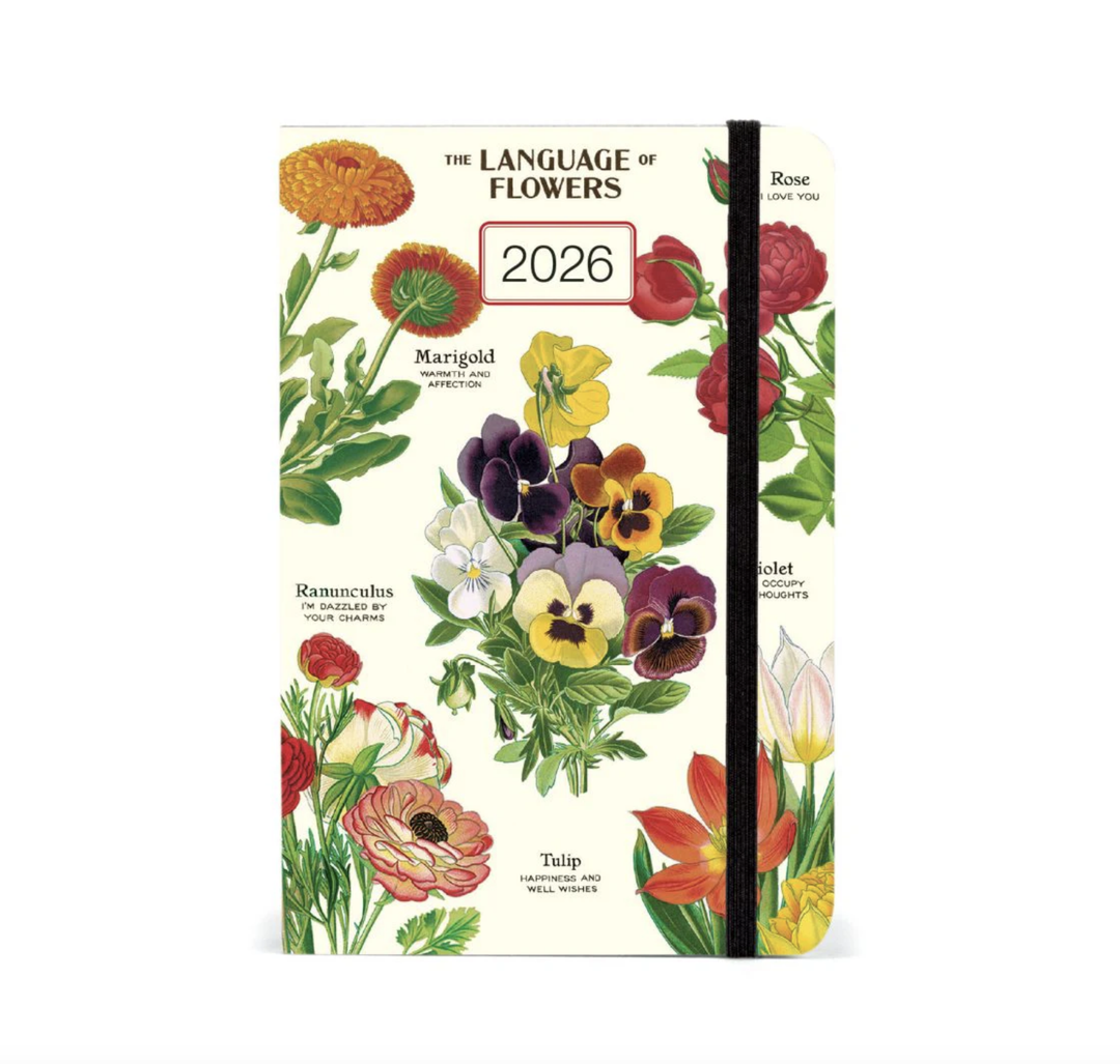 2026 Cavallini Planner - Language of Flowers
