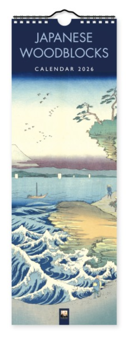 2026 Flame Tree Mini Calendar - Japanese Woodblocks