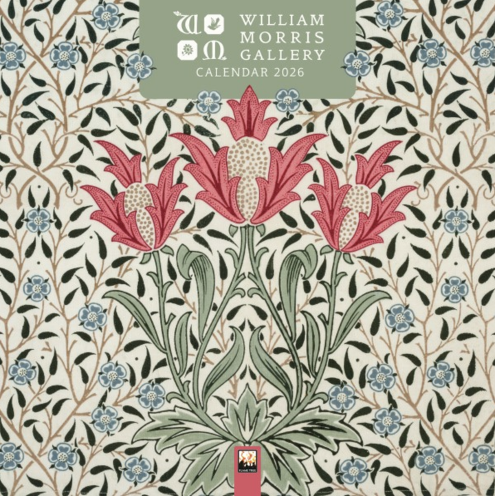 2026 Flame Tree Wall Calendar - William Morris Gallery