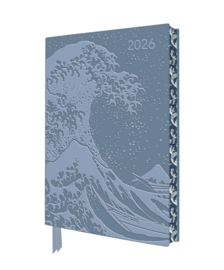 Flame Tree 2026 Diary - Katsushika Hokusai The Great Wave
