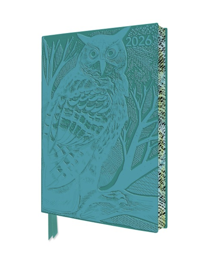 Flame Tree 2026 Diary - Angela Harding Long Eared Owl