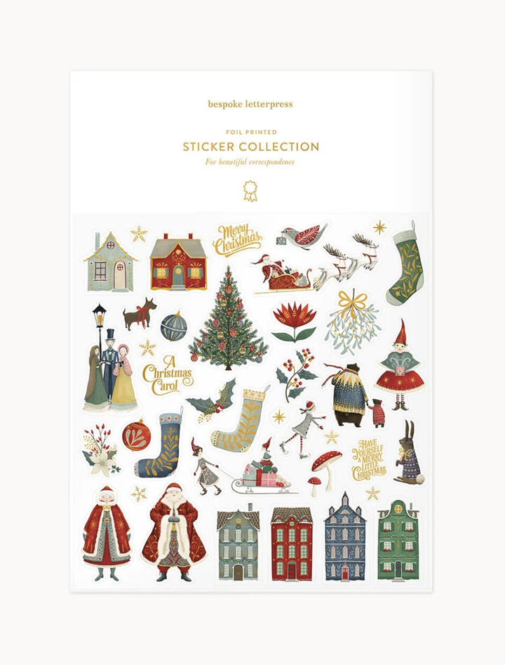 Bespoke Sticker Pack - Christmas Village