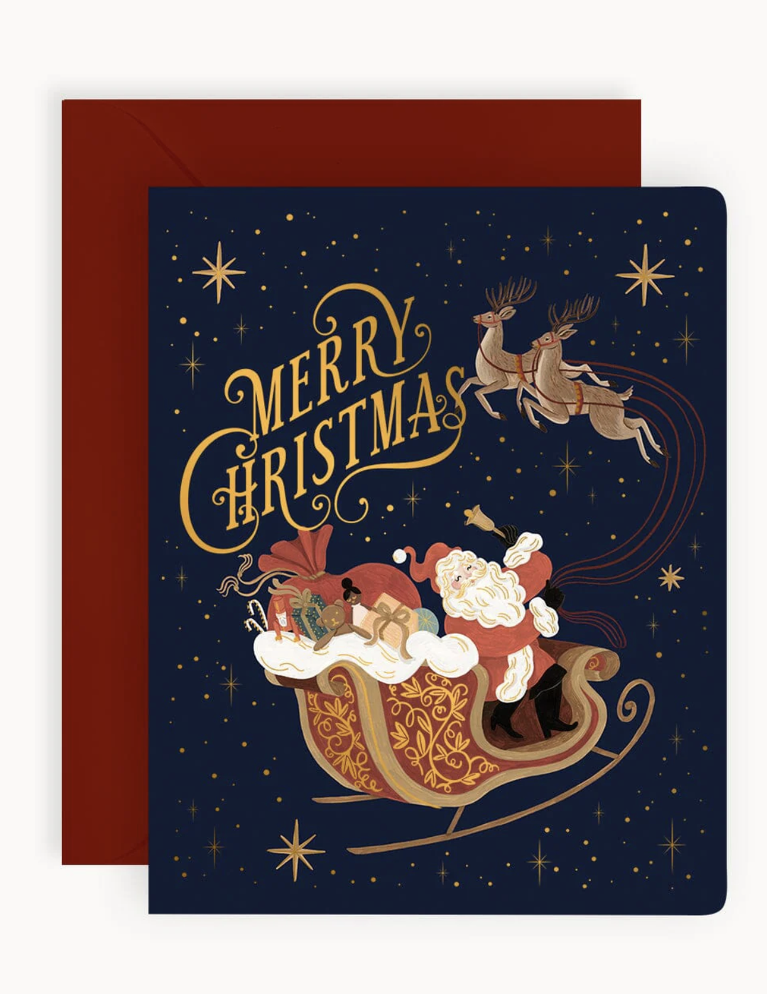 Bespoke Card - Merry Christmas Starry Night