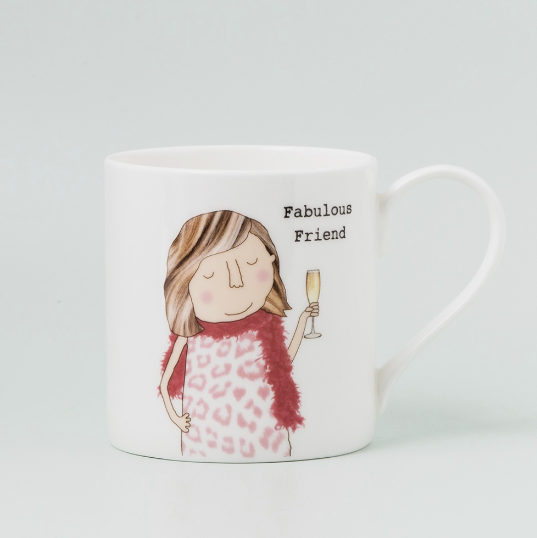 Rosie Made A Thing Bone China Mug - Fabulous Friend