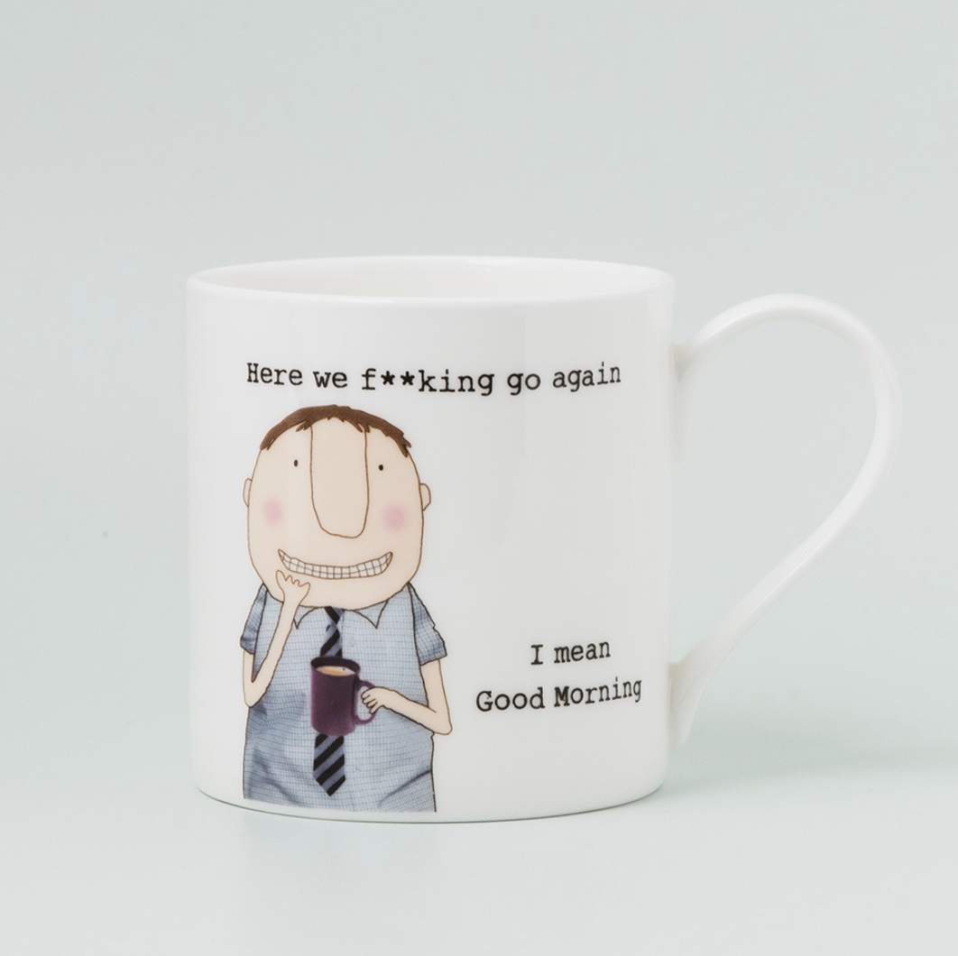 Rosie Made A Thing Bone China Mug - Here We Go