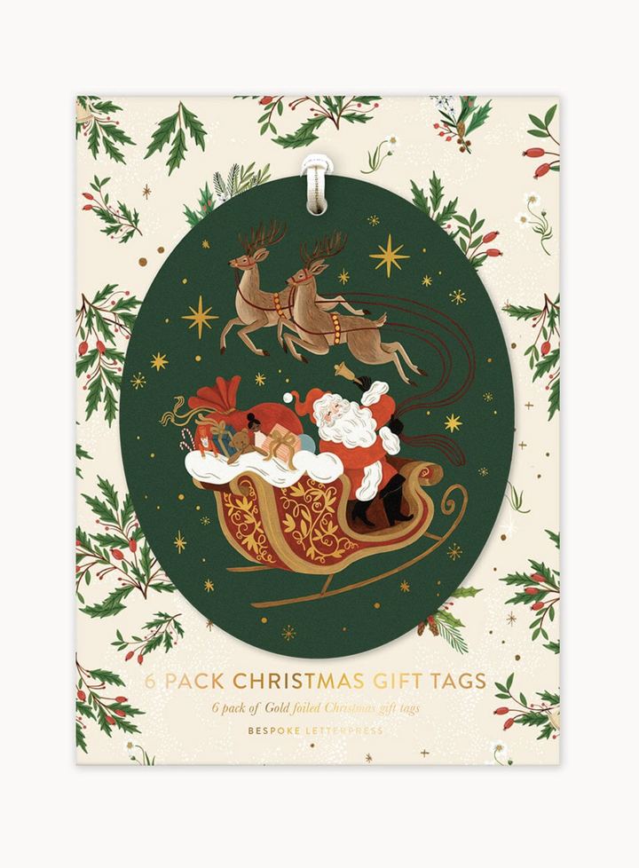 Bespoke Gift Tag Pack - Santa Sleigh