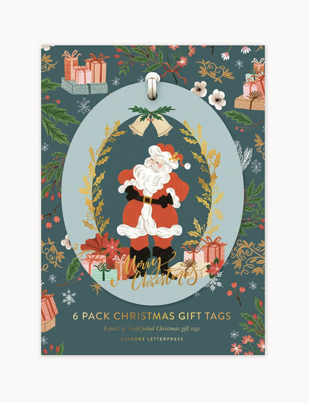 Bespoke Gift Tag Pack - Jolly Santa