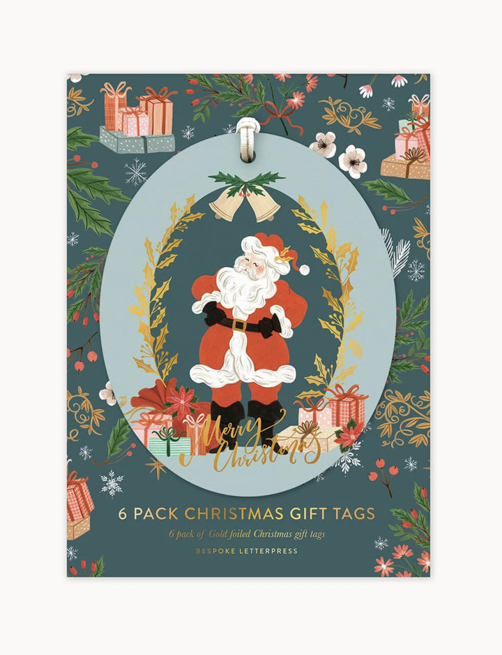 Bespoke Gift Tag Pack - Jolly Santa