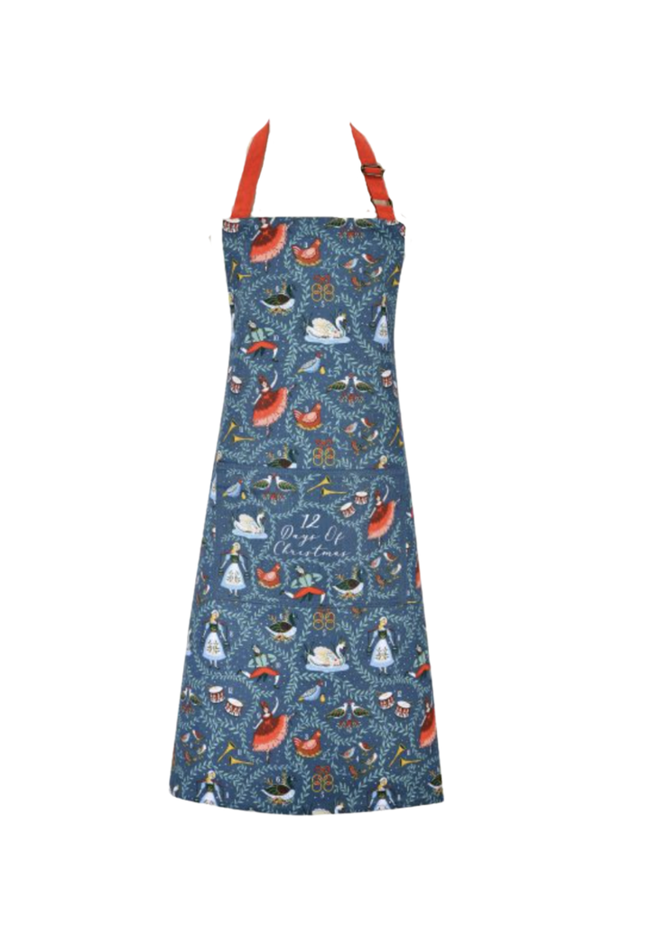 Cotton Apron - 12 Days Of Christmas