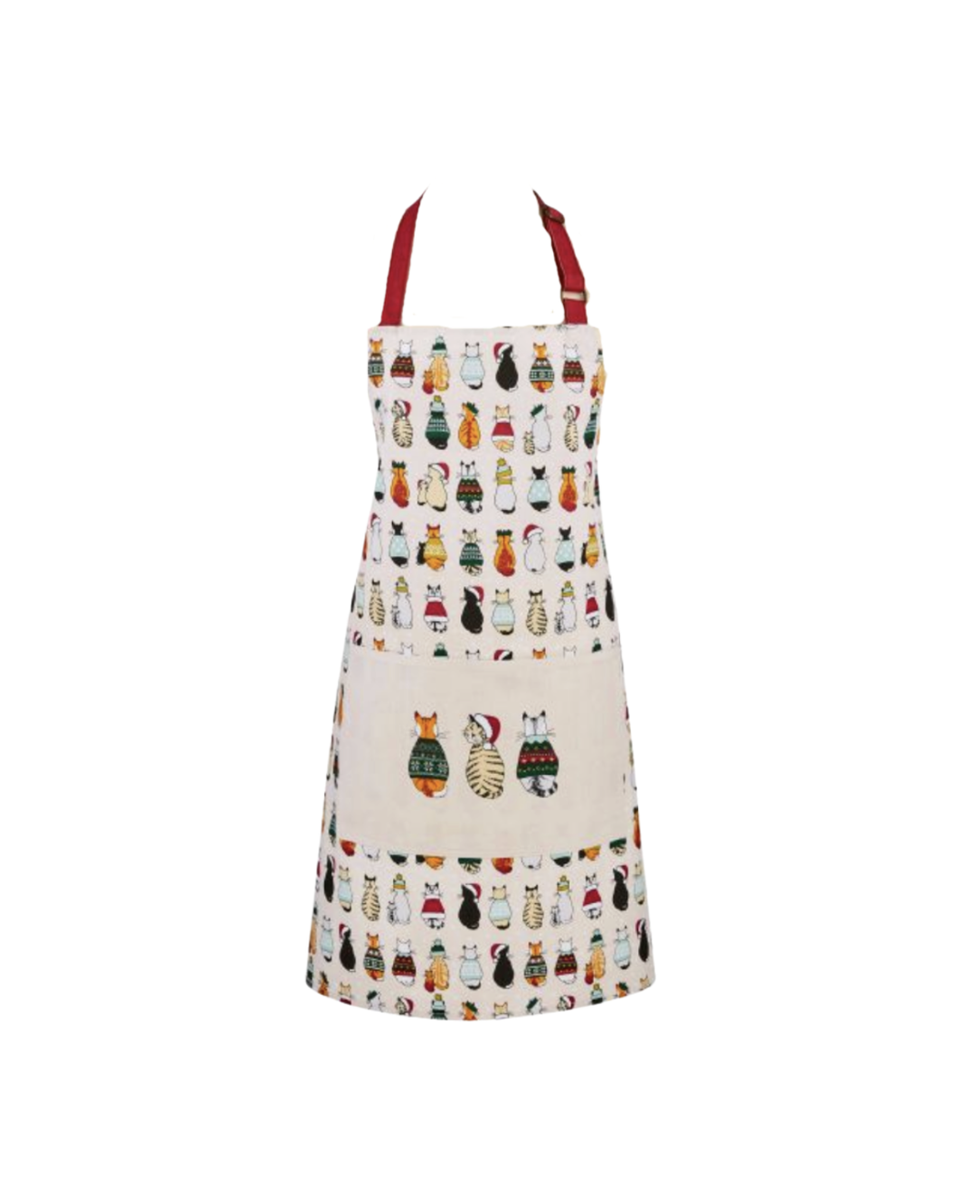 Cotton Apron - Christmas Cats