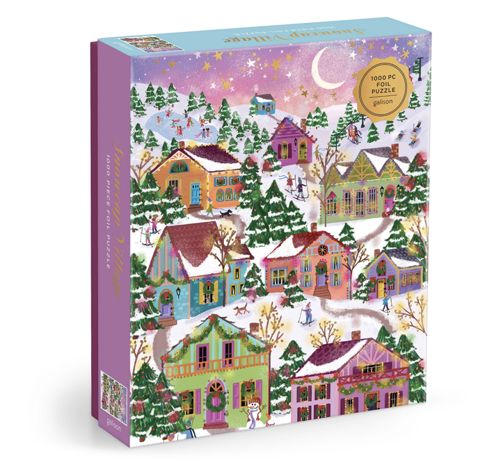 Galison 1000 Piece Puzzle - Snowcap Village