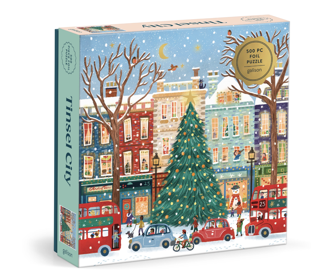 Galison 500 Piece Puzzle - Tinsel City