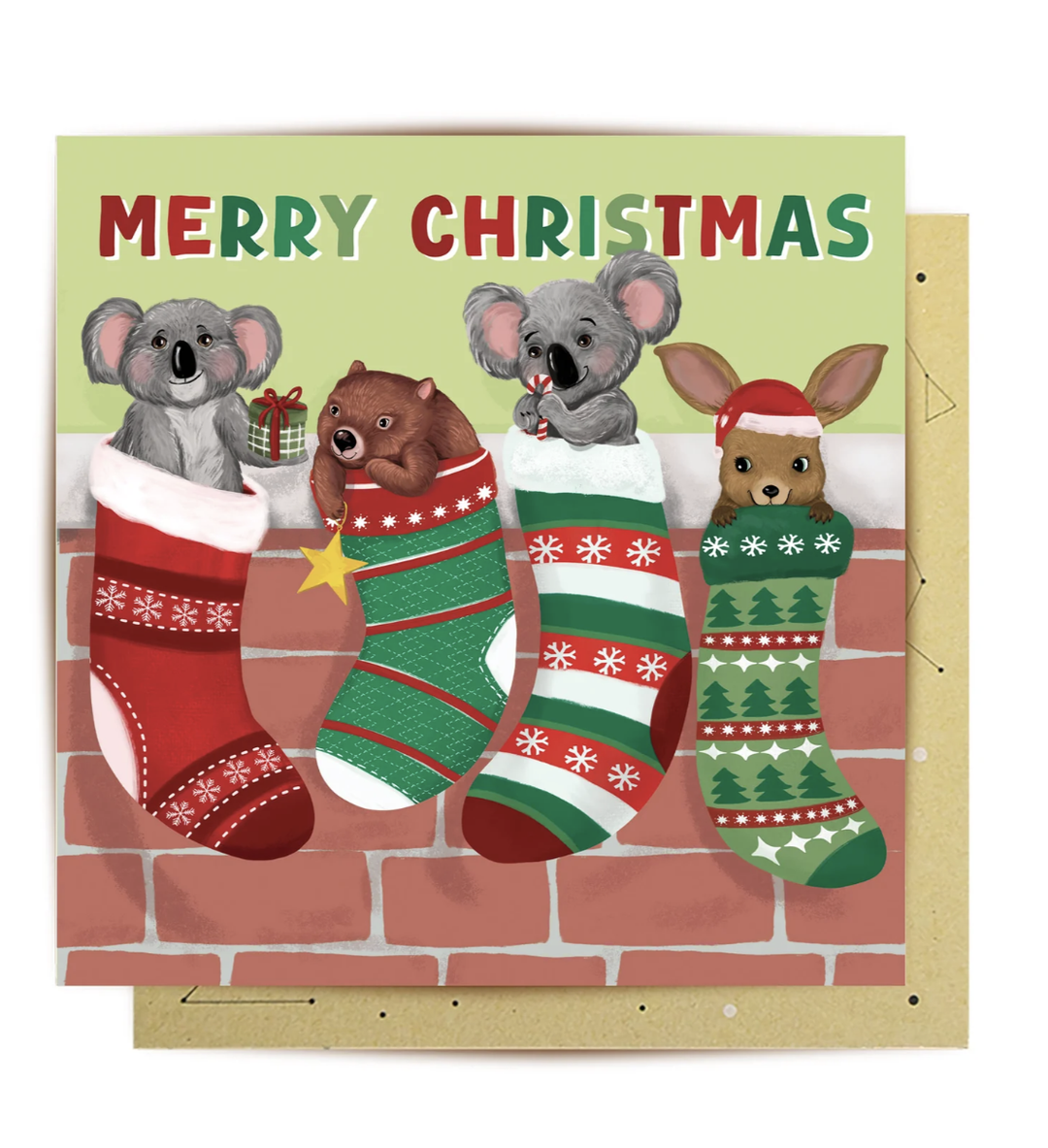La La Land Christmas Card - Stocking Cuties