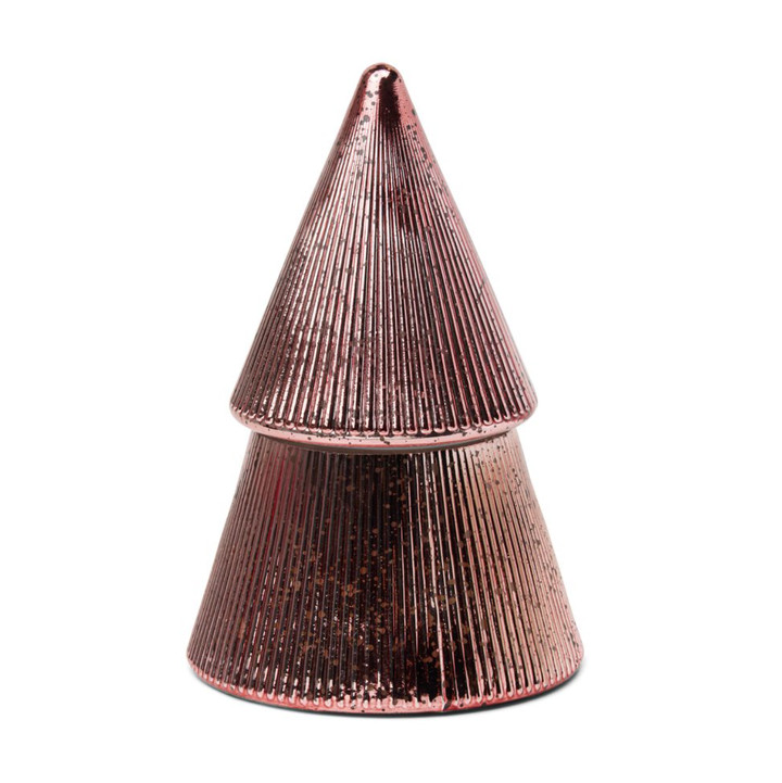 Stacked Tree Candle - Pink Peppermint