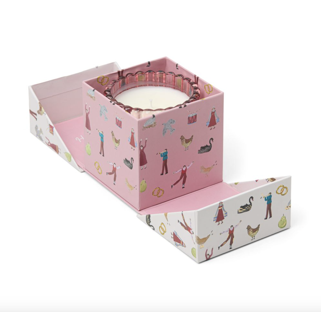 Holiday Merry Candle - Pink Peppermint