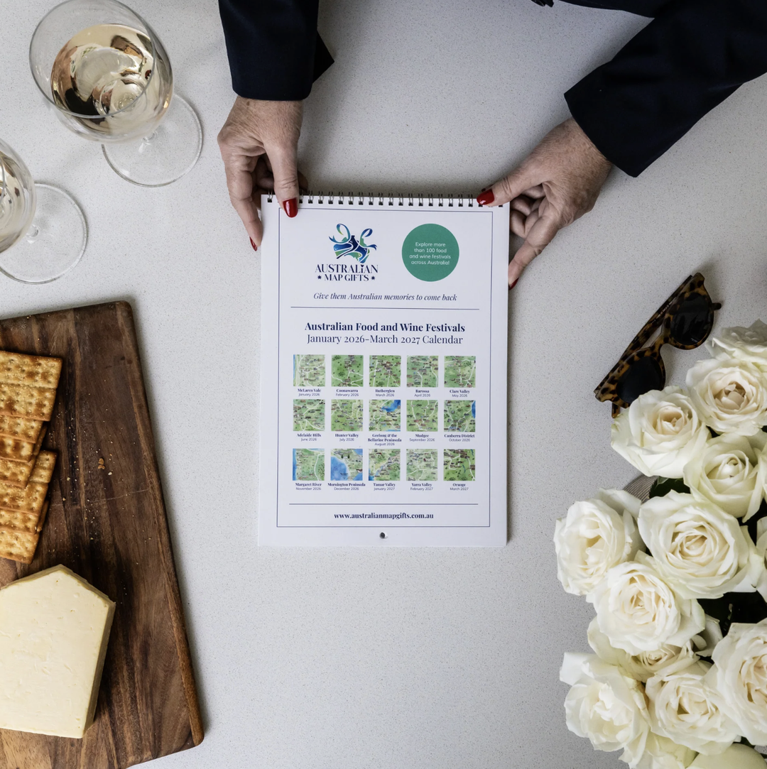 2026 Wall Calendar - Australian Food & Wine Festivals