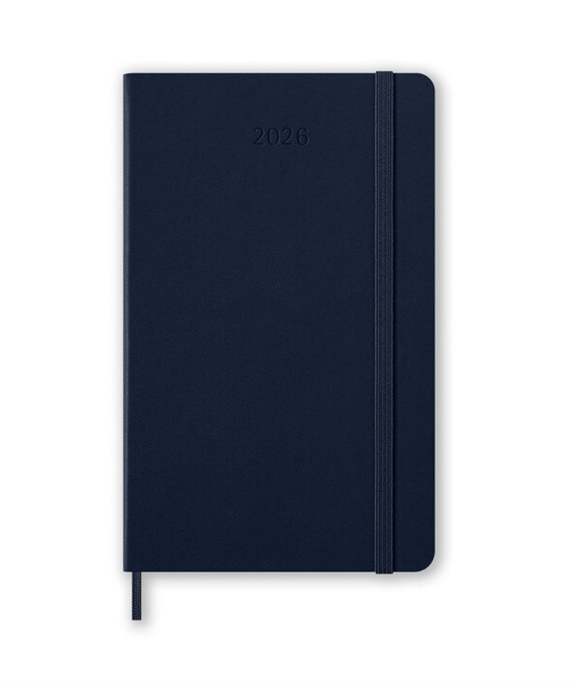 Moleskine 2026 Weekly, Large, Hard Cover Diary - Sapphire Blue