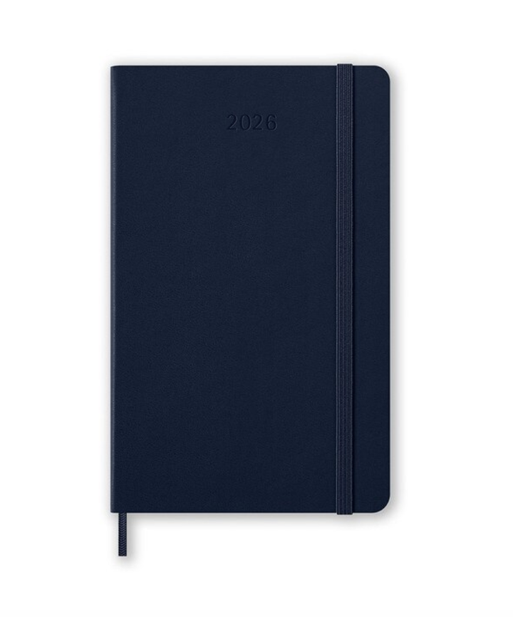 Moleskine 2026 Weekly, Large, Hard Cover Diary - Sapphire Blue